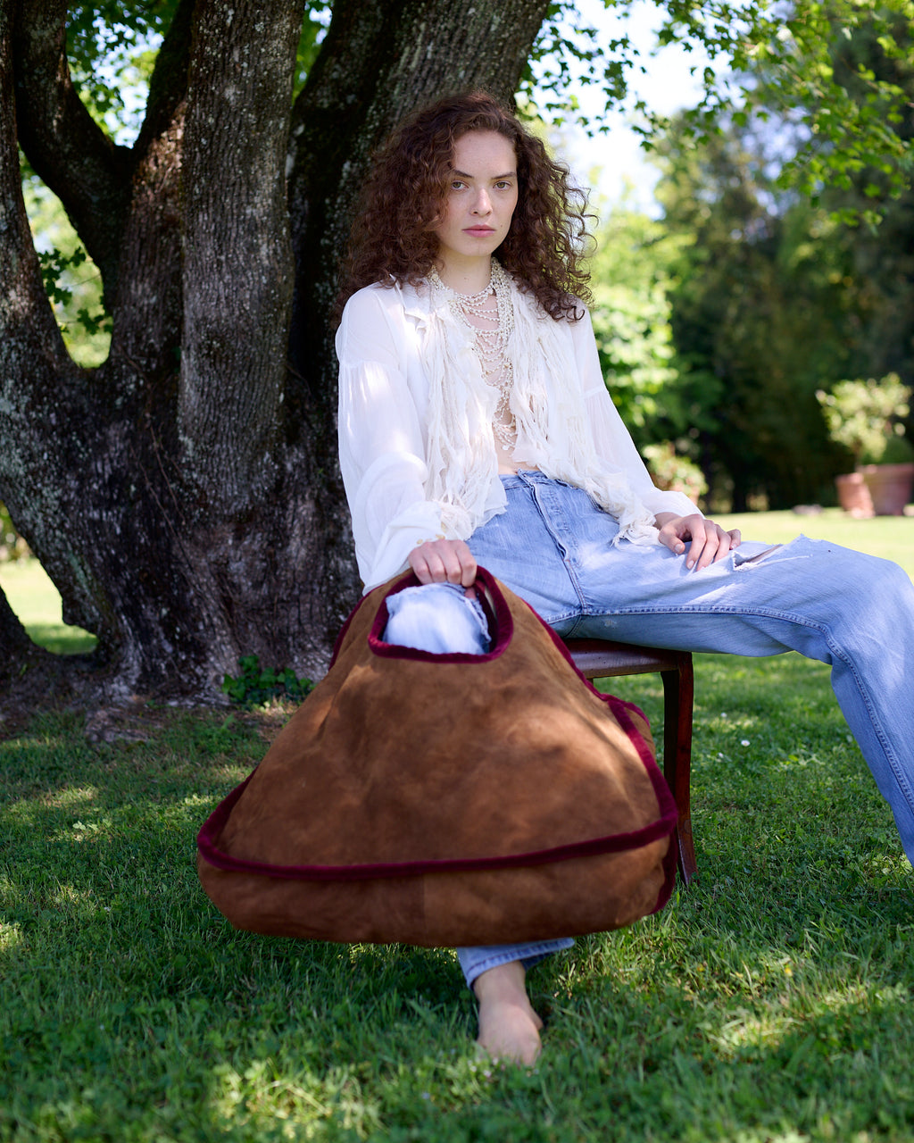 Gioda Maxi in pelle di tapiro