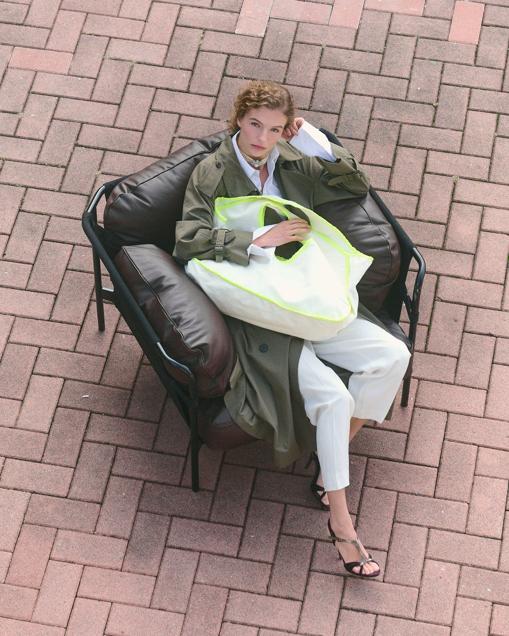 Borsa Gioda maxi in Velluto