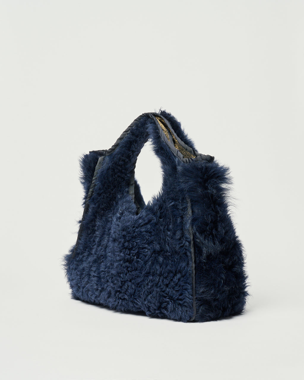 Borsa Gioda medium in Pelliccia