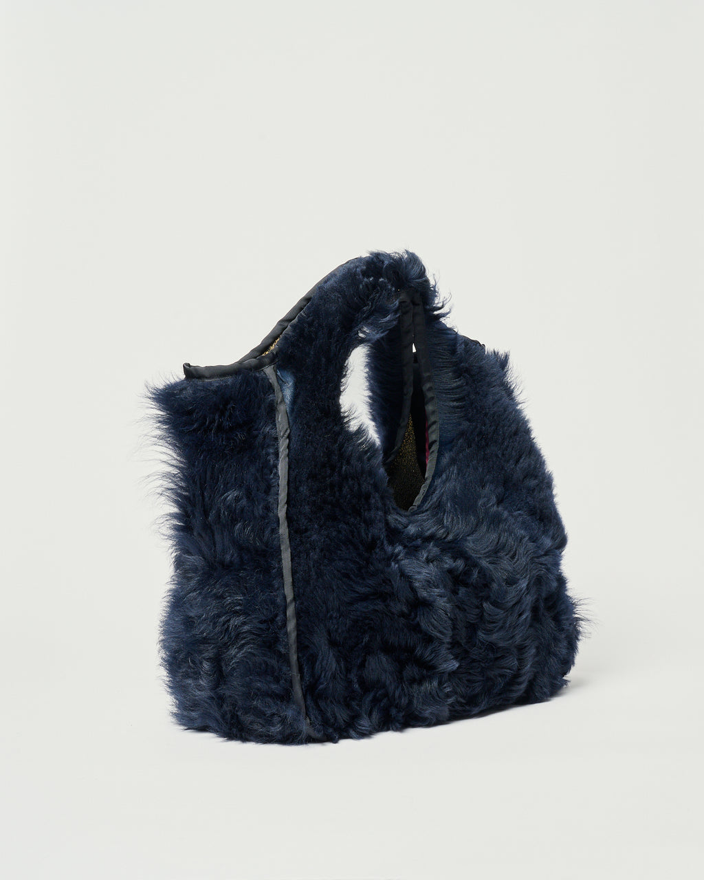 Borsa Gioda medium in Pelliccia