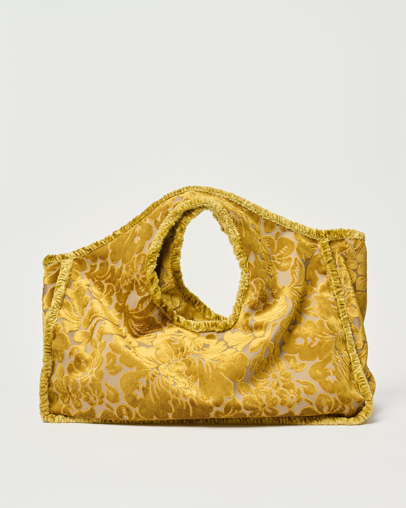 Borsa Gioda maxi in velluto Broccato