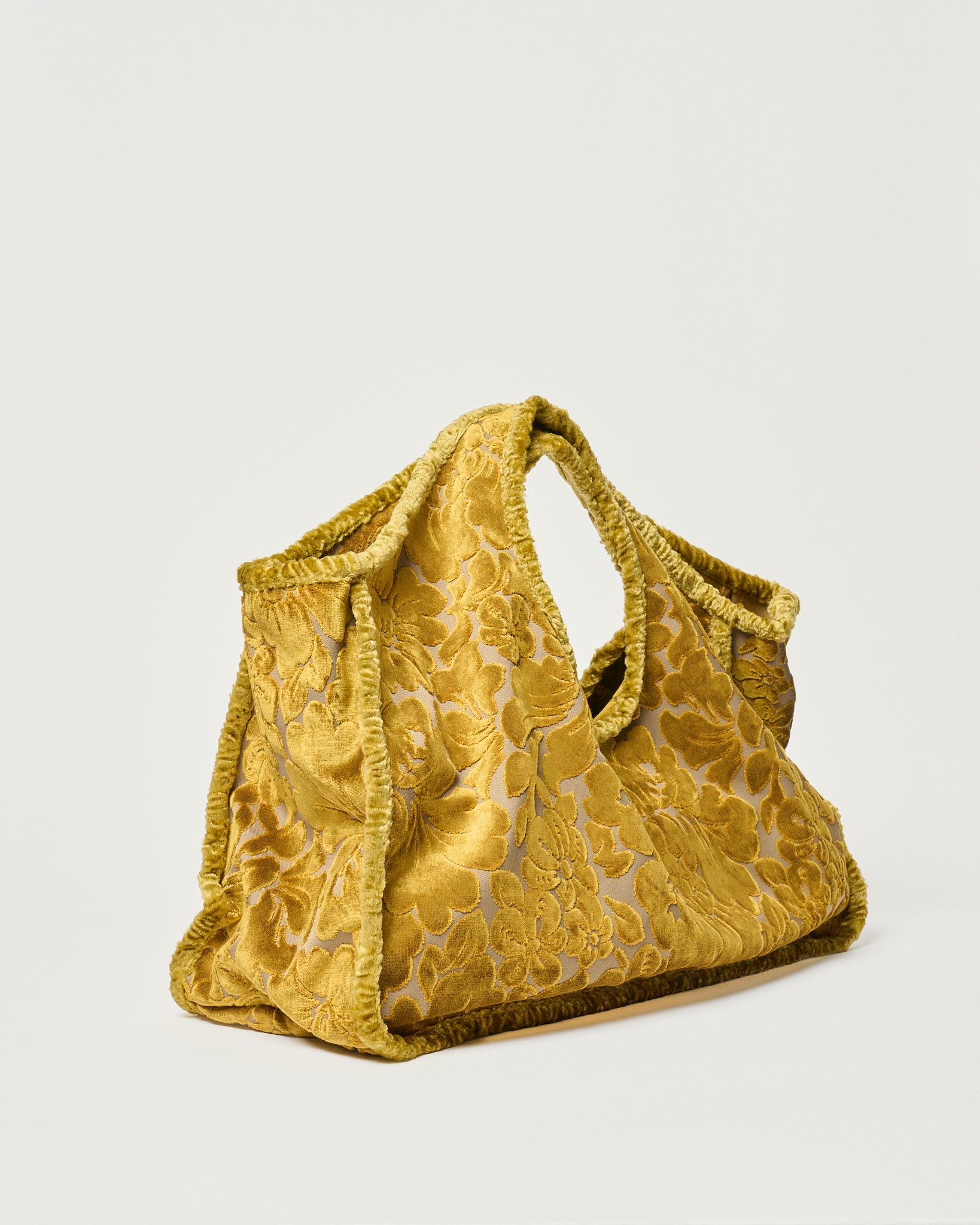 Borsa Gioda maxi in velluto Broccato