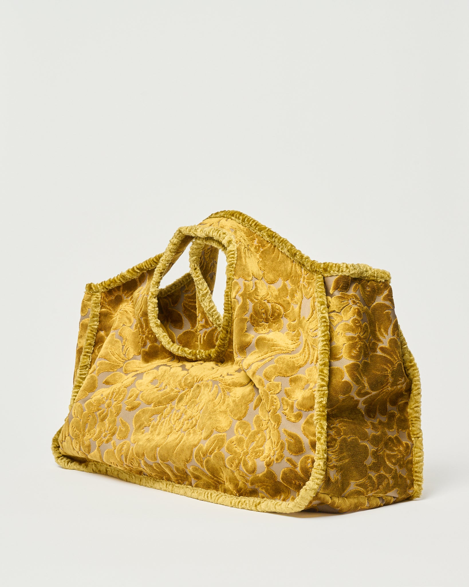 Borsa Gioda maxi in velluto Broccato