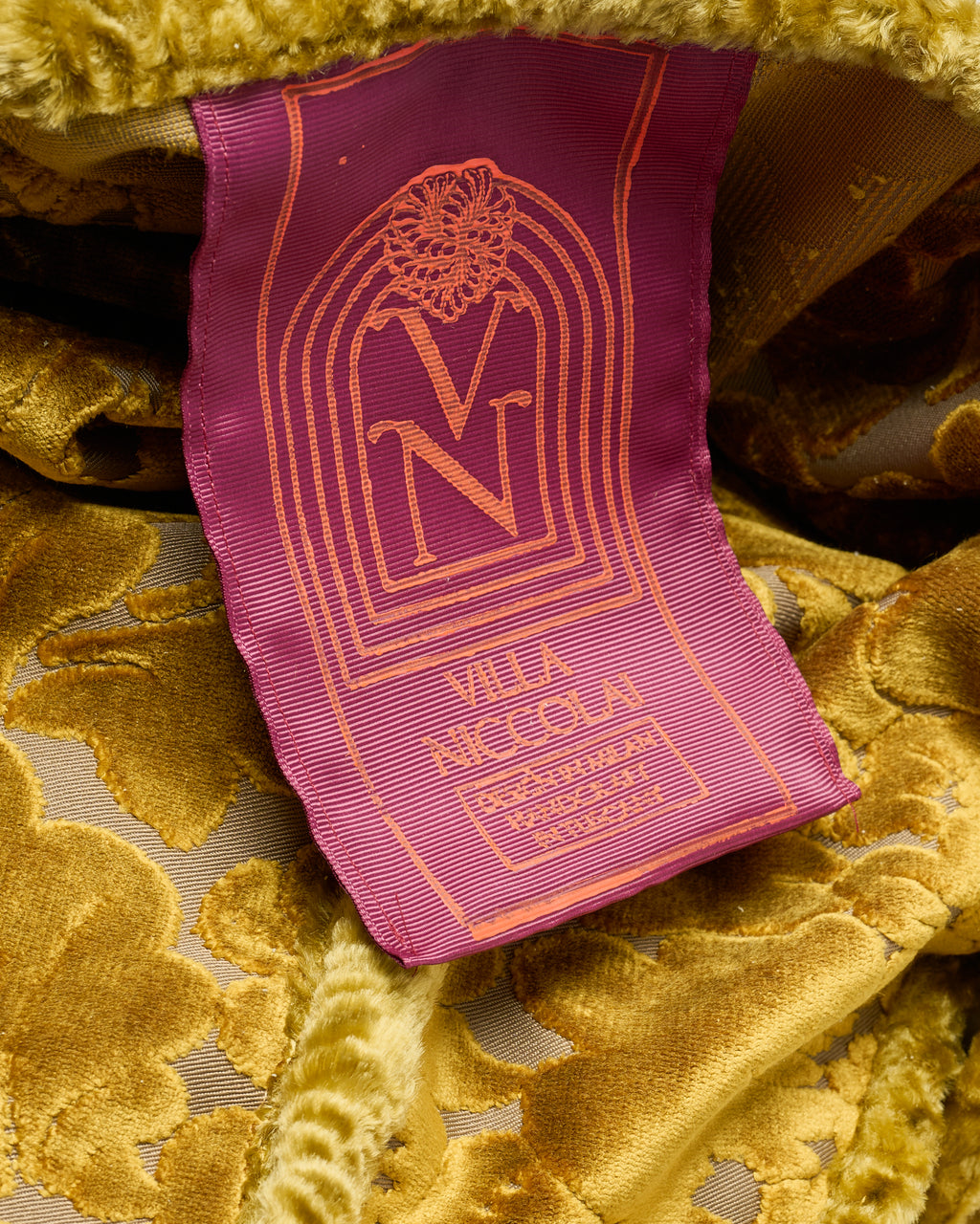 Borsa Gioda maxi in velluto Broccato