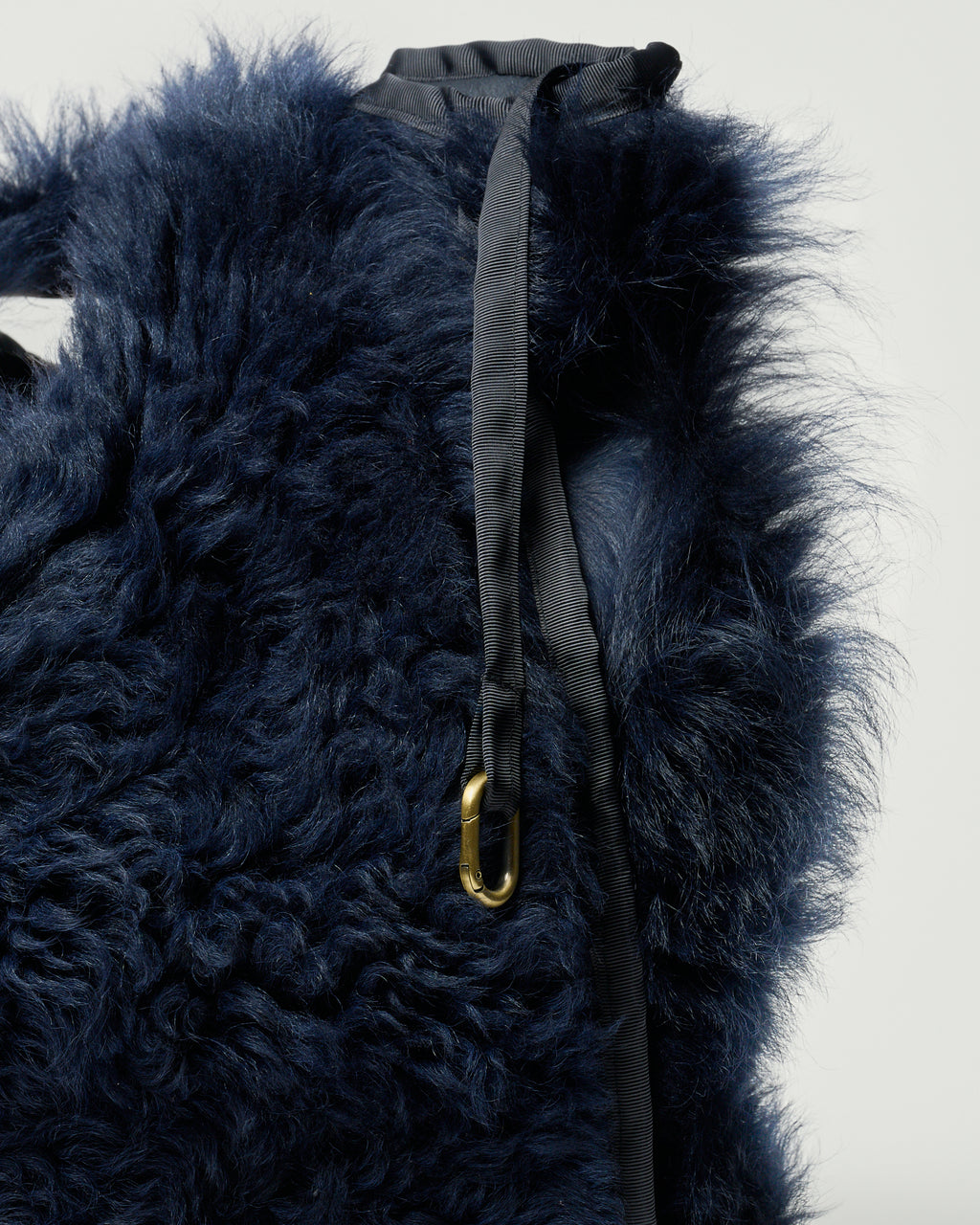 Borsa Gioda medium in Pelliccia