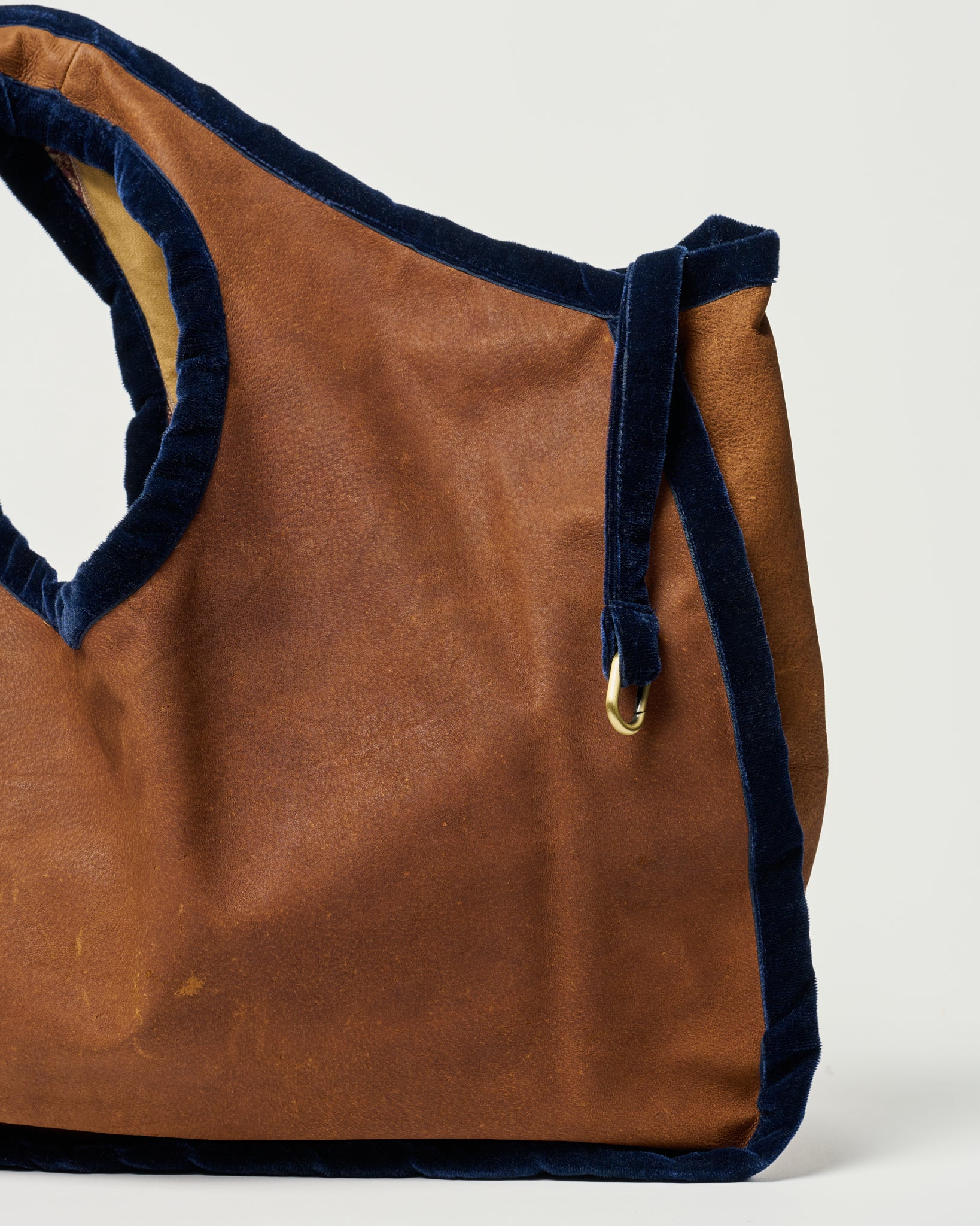 Borsa Gioda maxi in pelle di Tapiro