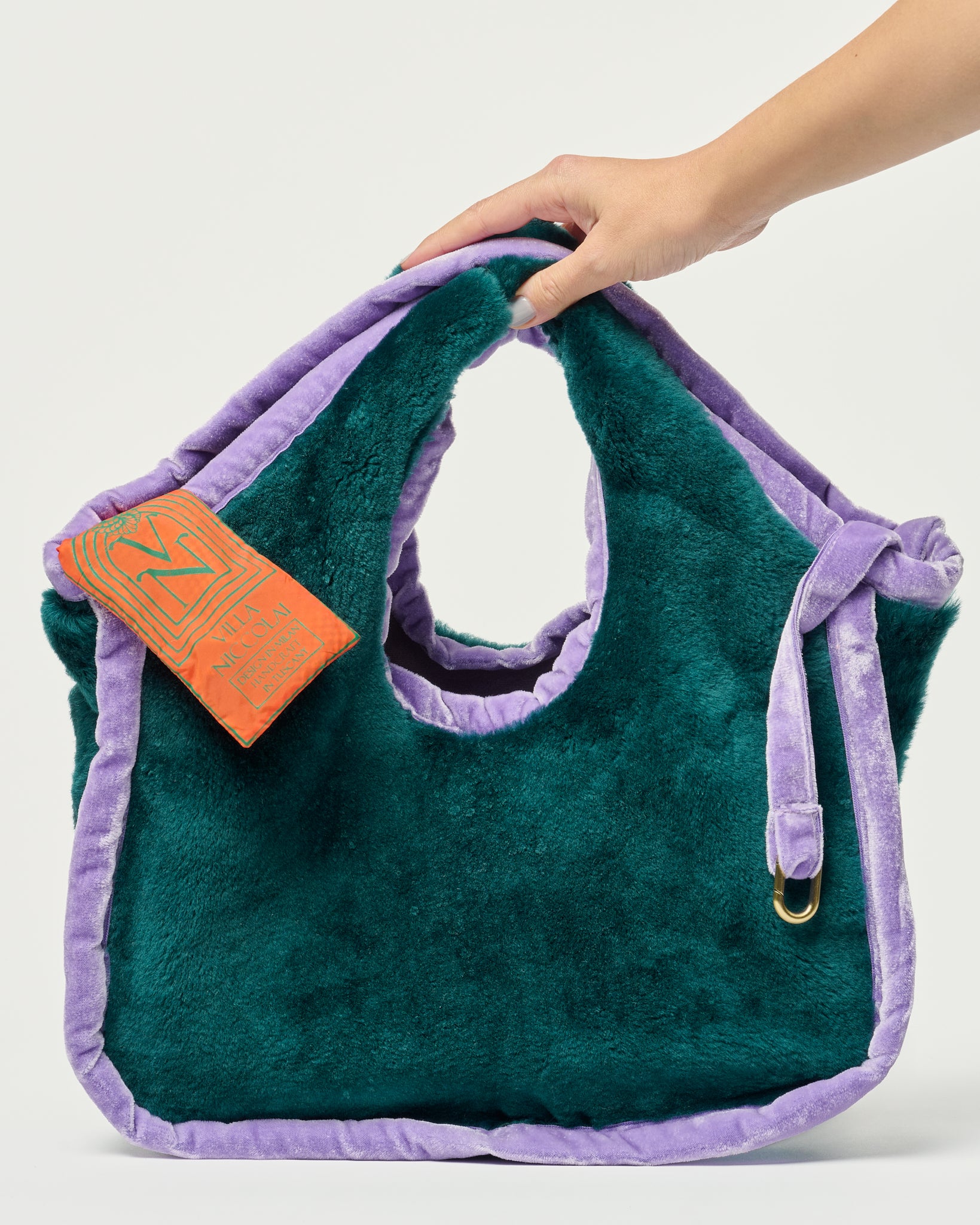 Borsa Gioda mini in pelliccia